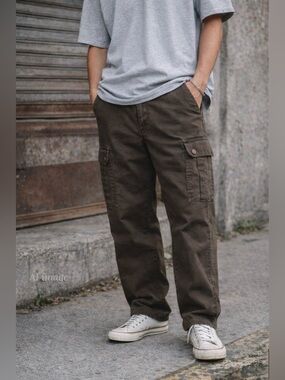 Arizona Jean Co. Premium Cargo Pants 38 x 30 Deep Olive NWT